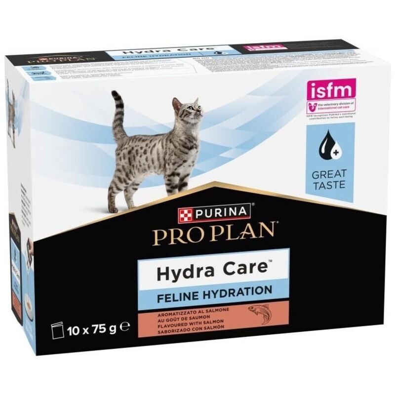 Gatto Veterinary Hydra Care 1 X 75gr Aromatizzato Al Salmone Pro Plan