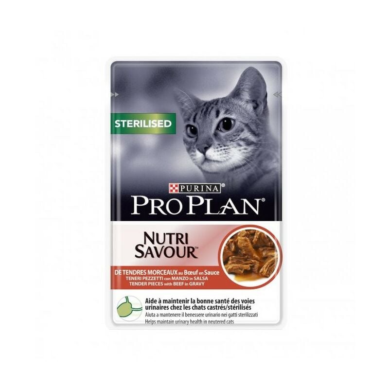 Proplan Gatto Sterilised Manzo 85gr purina