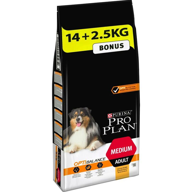 

PROMO Purina Optibalance Adult de Pollo Medium 14kg+2,5kg gratis - Pro Plan