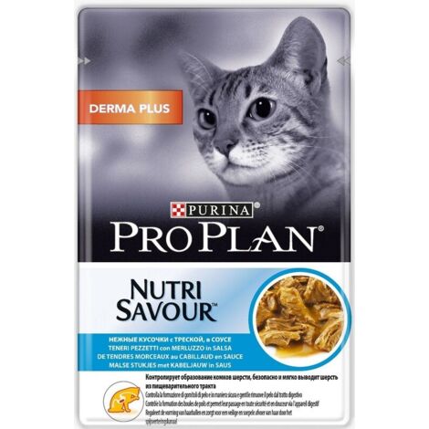 Pro plan wc derma plus salsa merluzzo 85g
