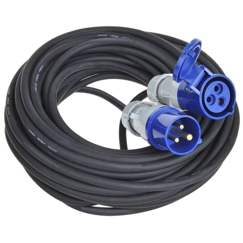 

Pro Plus Cable de extensión CEE 25 m - Negro