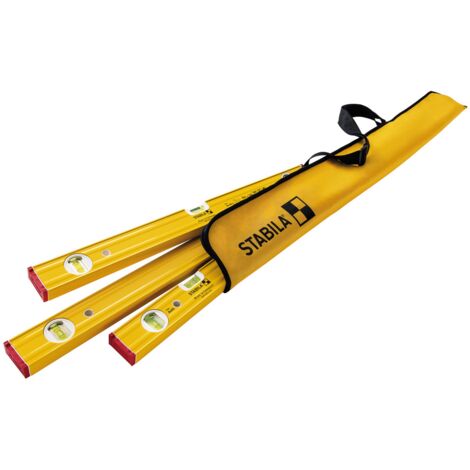 PRO SET 80 AS, 4-teiliges Wasserwaagen-Set: 120 cm / 60 cm / 30 cm