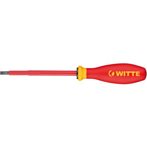 PRO VDE Tournevis isolé à ouverture plate (40x100) WITTE 74054