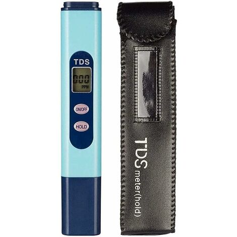 Probador de calidad del agua Probador de calidad del agua Duración de la pluma de pescado Dureza del agua Probador de valor TDS (color: azul, tamaño: 14,2 x 2,7 x 1,6 cm) Calidad del agua Prueba de ca