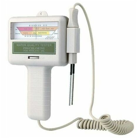 Probador de calidad del agua, Probador de calidad del agua, Probador automático de cloro residual Probador de agua de PH Análisis de cloro de pH Kit de prueba de piscina