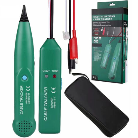 Probador de línea multifuncional, detector de cable, compatible con el detector de cable de cortacésped robótico MS6812, probador de línea LAN, detector de rotura de cable de cortacésped robótico