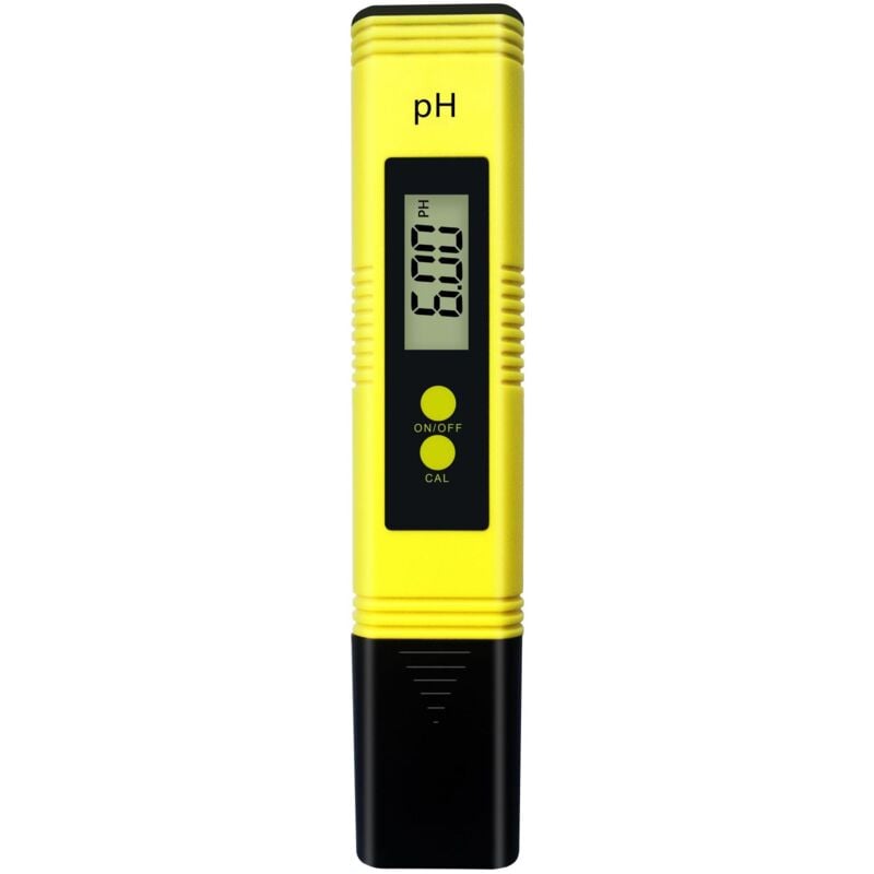 Probador de pH profesional, función de calibración automática y rango de medición de 0,00 a 14,00 para agua, acuario portátil, hidroponía, piscina.