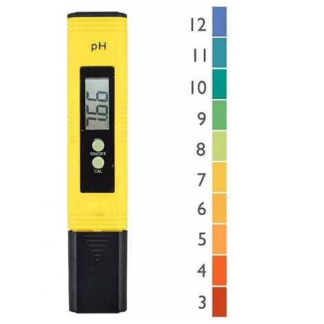 Probador de pH profesional, función de calibración automática y rango de medición para acuarios portátiles, hidroponía, piscinas, rango de medición