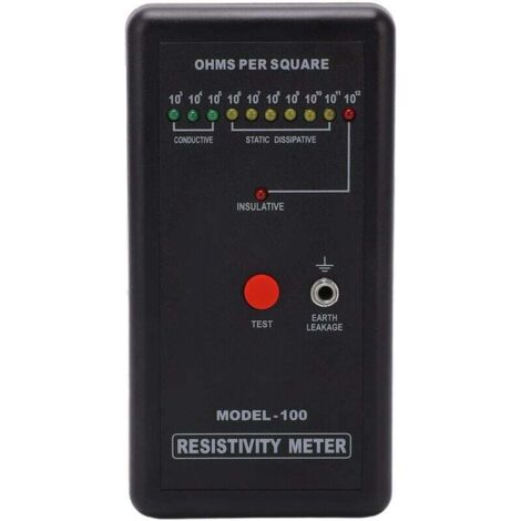 Probador de resistencia Autocalibración Probador de resistencia de superficie Medidor de resistencia de superficie Medidor de alta resistividad Detector antiestático