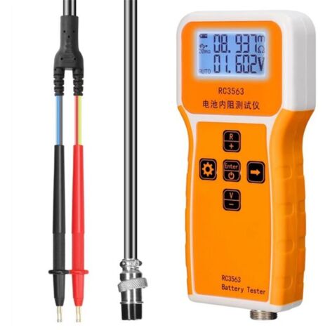 Probador de resistencia interna RC3563 para baterías de fosfato de hierro y litio de tritio 18650, sonda