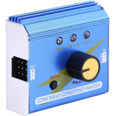 Probador de servomotores RC, comprobador de consistencia de ESC de motor CCPM para accesorios de piezas de aviones, automóviles y barcos RC