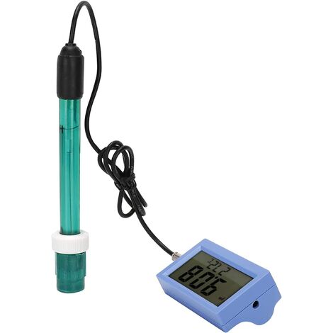 Probador digital de pH y temperatura 2 en 1 para piscina