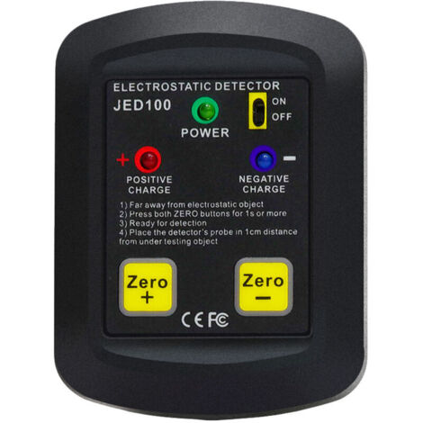 Probador electrostático portátil inteligente, probador electrostático para tiras de tela fundida, probador electrostático para superficies
