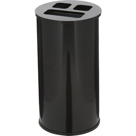 Probbax, Poubelle avec tri à 3 casiers, capacité 60 l, hauteur