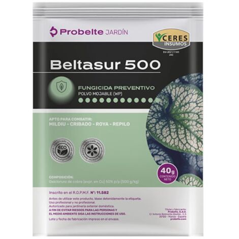 PROBELTE BELTASUR 500 Fungicida con Oxicloruro de Cobre 50%, 40