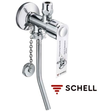 Probenahme Eckventil von SCHELL 1/2 selbstdichtend inkl. Schutzkappe