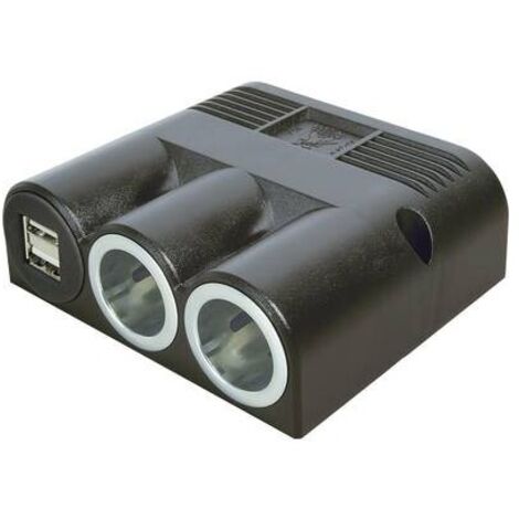 ProCar 67324501 Distributore accendisigari Numero di accendisigari 2 x Interfacce: USB 2 x Portata massima corrente 16
