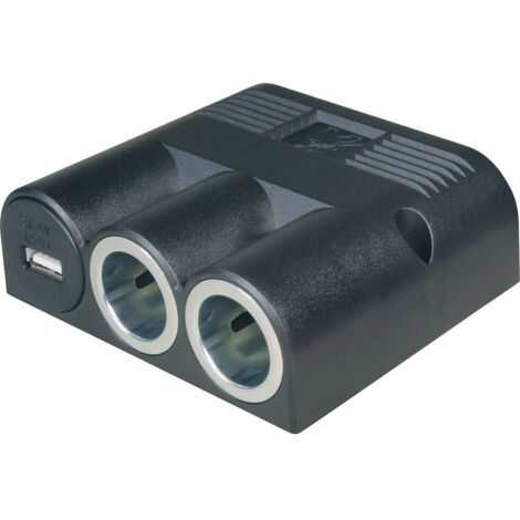 ProCar 67334501 67334500 Distributore accendisigari Numero di accendisigari 2 x Interfacce: USB 1 x Portata massima cor