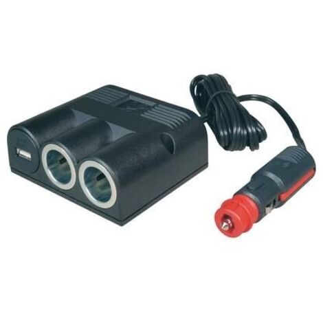 ProCar 67335501 67335500 Distributore accendisigari Numero di accendisigari 2 x Interfacce: USB 1 x Portata massima cor