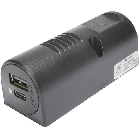 ProCar Aufbau-Power USB-C®/A Doppelsteckdose    12 oder 24 V/DC