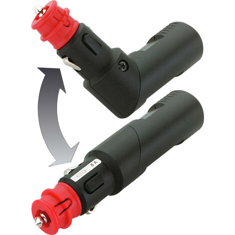 ProCar Sicherheits-Universalstecker (winkelbar) mit Bohrung für 3 mm LED Belastbarkeit Strom max.=8