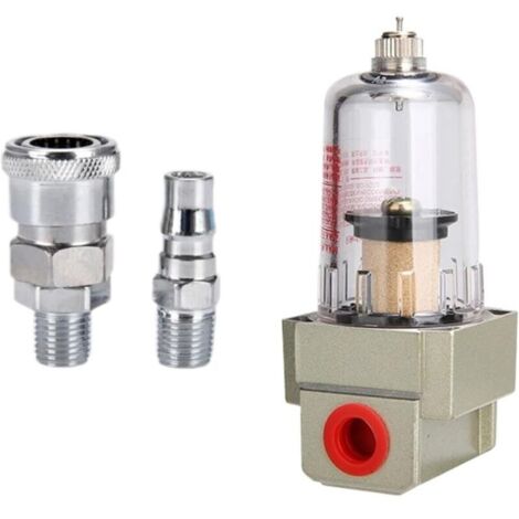 Procesador de aire comprimido pequeño SMC AF2000-02, separador de aceite y agua, núcleo de válvula de drenaje, 2 tornillos + conector de 6 mm