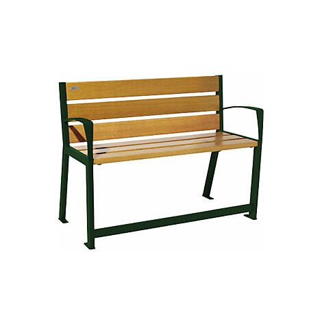 Banco de jardín HHG-487 con almacenaje, banco arcón asiento almacenaje,  exterior madera abeto MVG 114cm