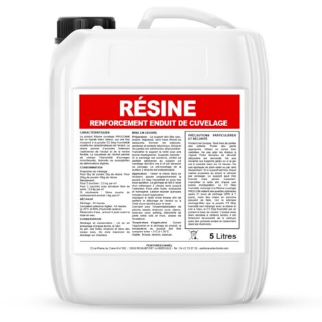 Procom – Résine cuvelage souple pour étanchéité – Adjuvant C3 Stop Humidité – Flexible pour supports fissurés et déformables – 5 litres