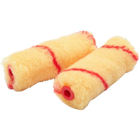 ProDec Confezione da 2 mini rulli da 10,2 cm per una finitura liscia con vernici a emulsione per uso commerciale e fai da te su pareti interne e soffitti, 10,2 cm