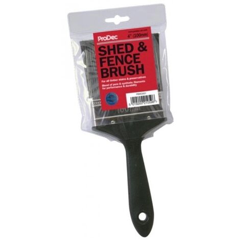 ProDec Flat Shed and Fence Paint Brush - 4 Inch
