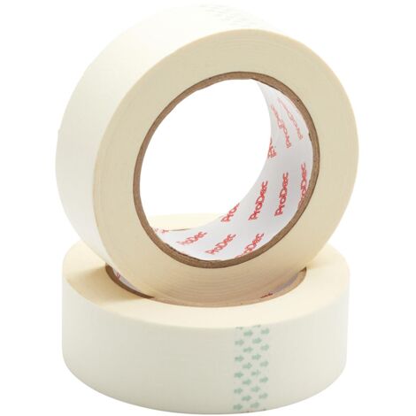 ProDec Nastro adesivo multi superficie da 3,8 cm x 50 m, per pittori, per linee di pittura nitide, nastro per decoratori, nastro coprente per pittori, nastro adesivo largo 38 mm