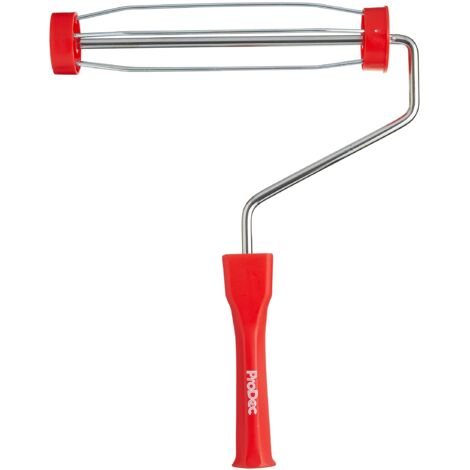 ProDec Rullo di vernice professionale con manico in plastica da 22,9 x 4,4 cm, con montaggio a vite per asta di prolunga, gabbia da 22,9 x 4,4 cm