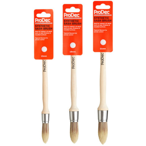 ProDec Synthetic Pointed Sash Paint Brush - 15mm