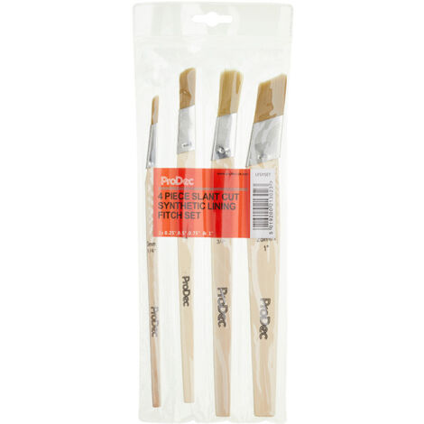 ProDec Synthetic Slant Cut Lining Finch - Set of 4
