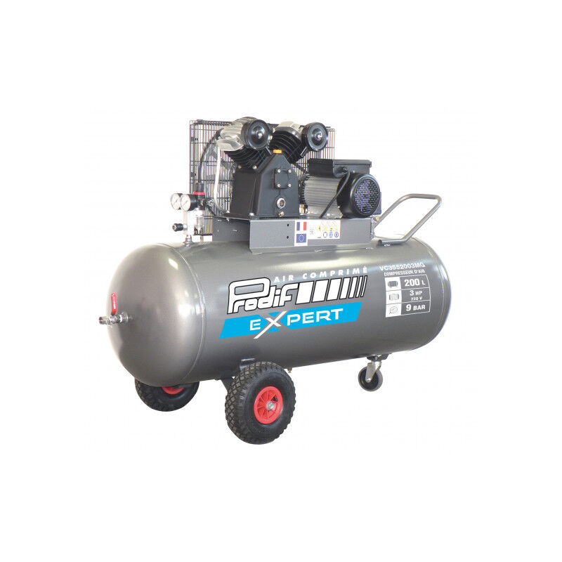 Compresseur d'air Prodif 200l 9 bar 3 cv - VC3552003MG