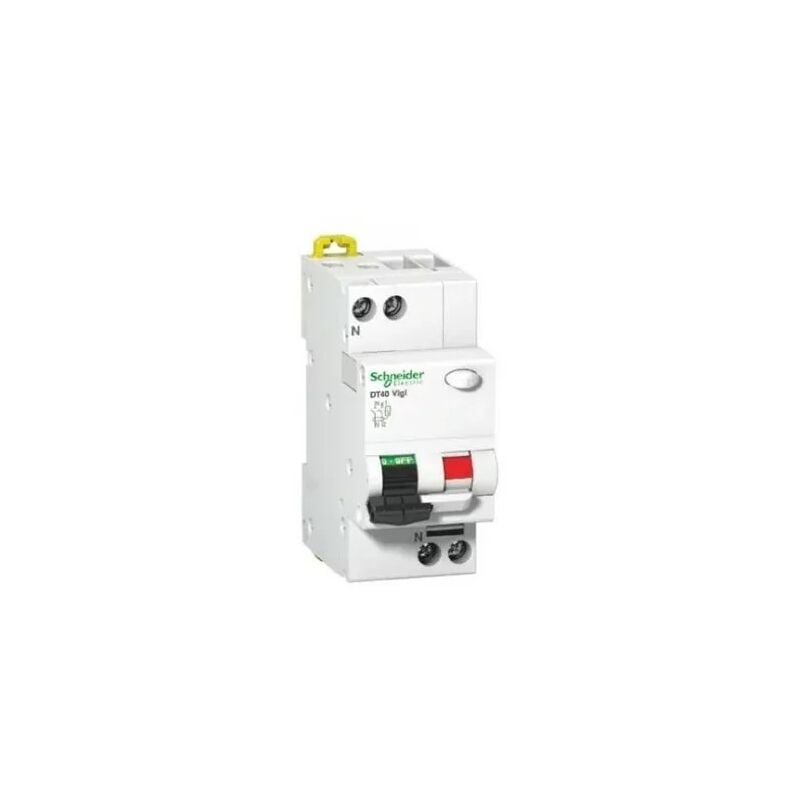 Schneider Electric - Schneider A9N21442 Disjoncteur différentiel 1P+N 10A courbe c