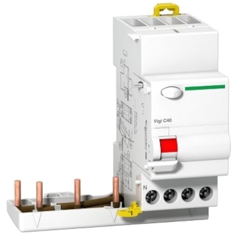 ProDis Vigi DT40 - bloc différentiel 3P+N 25A 30mA instantané type AC 230-415Vca  - A9N19442