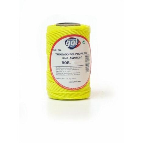 PRODUCTOS GOL bobina 50 mt. trenz. albañil 8842 amarillo 184211