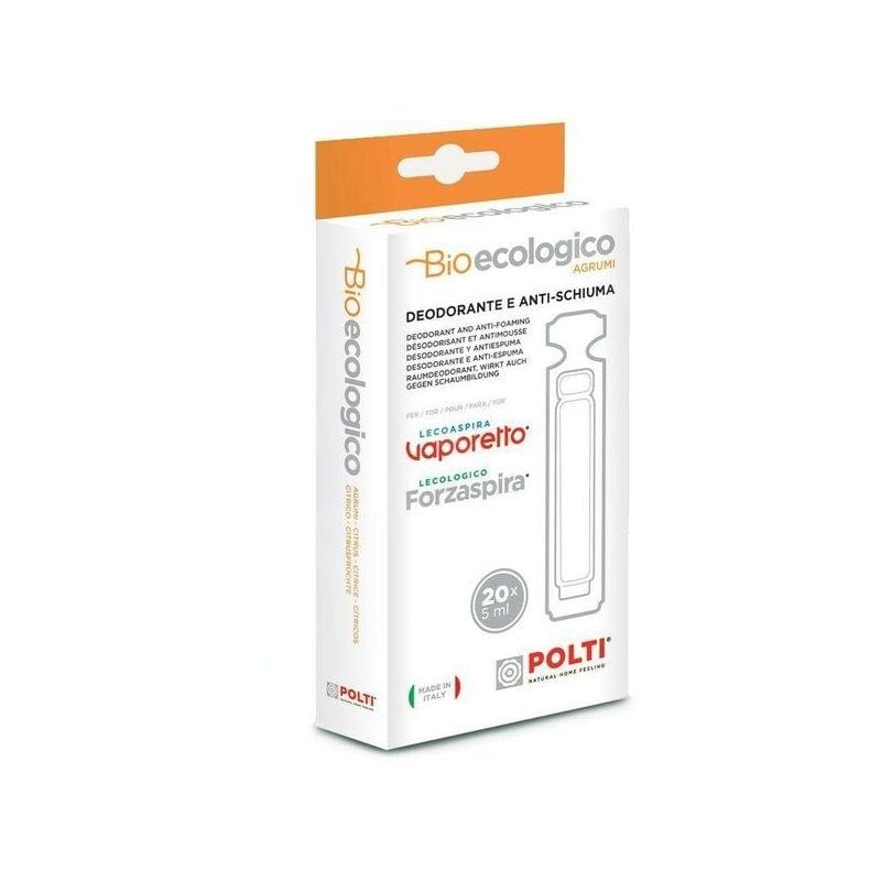 Polti - Accessoires - Préparation pour nettoyeur à vapeur 20x5 ml, agrumes PAEU0088