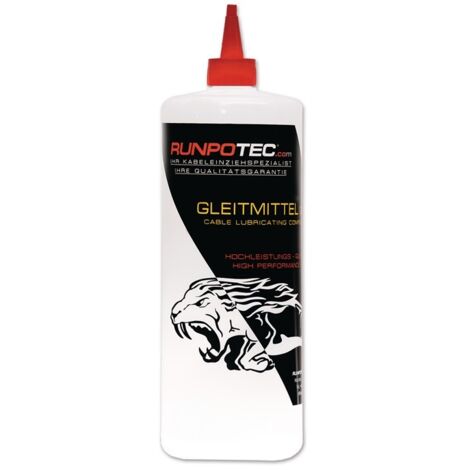 Produit coulissant pour câbles 1050 ml bouteille en plastique Gel