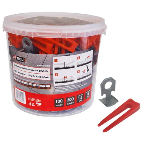 Produit de pose awtools standard 1.5mm clips usage unique 400 pcs