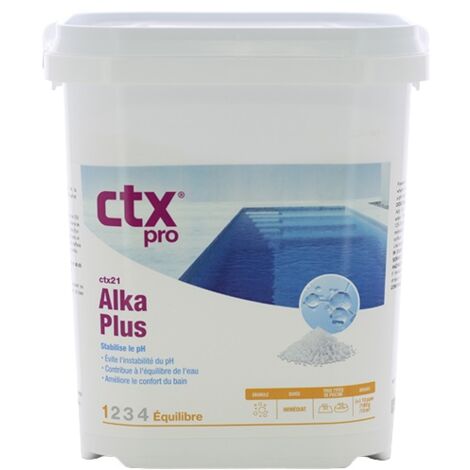 Produit d'entretien piscine - CTX 21 - Alka Plus - 6 kg - 1x6 kg de CTX