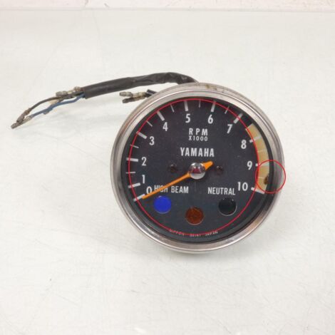 [PRODUIT D'OCCASION] Compte tour origine pour Moto Yamaha 125 DTE 1976 Occasion