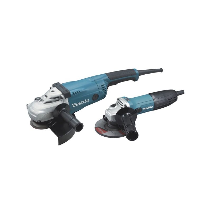 [PRODUIT D’OCCASION] Ensemble 2 Meuleuses Ø 125 mm (GA5030R) + Ø 230 mm (GA9020) MAKITA - DK0097X1