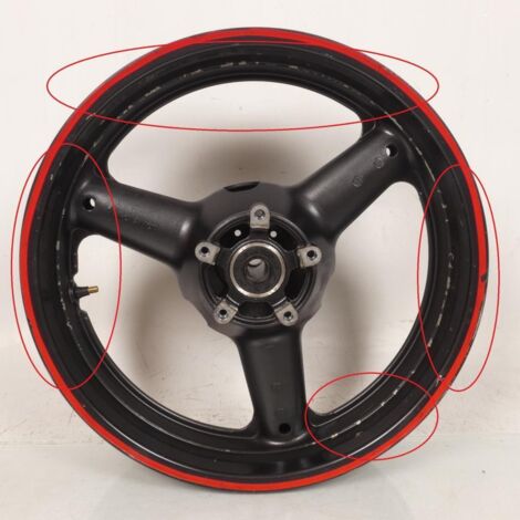 [PRODUIT D'OCCASION] Jante arrière origine pour Moto Suzuki 650 SV 2008 à 2009 BOH /