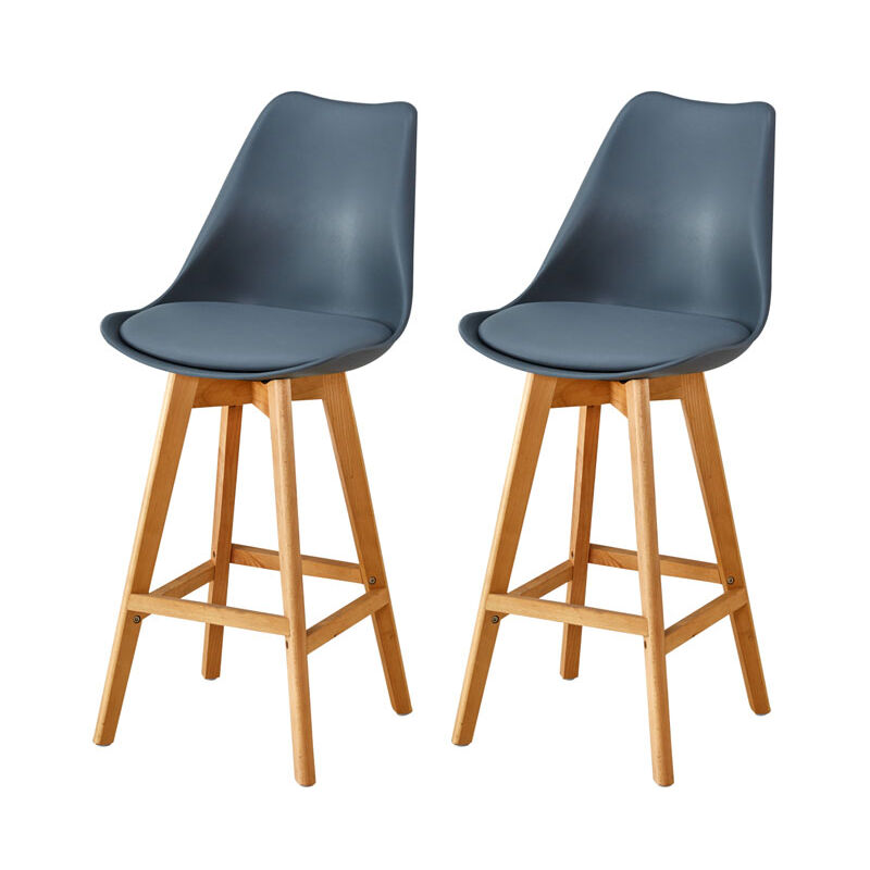 Hobag - produit d'occasion] Lot de Deux tabourets scandinaves laury Gris