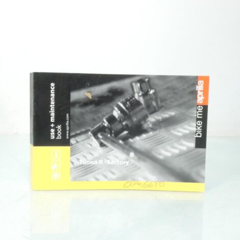 [PRODUIT D'OCCASION] Manuel du propriétaire utilisateur origine pour Aprilia tuono