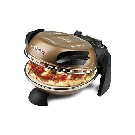 [PRODUIT D'OCCASION] OUTLET G3 Ferrari G10006 - Pierre réfractaire simple, Pizza Express Delizia, four à pizza, 1200W, 400°C, cuivre