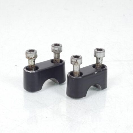 [PRODUIT D'OCCASION] Paire de pontet de guidon aluminium noir pour moto Peugeot 50 XP