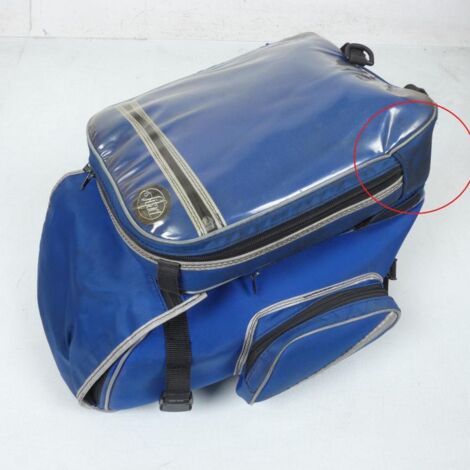 [PRODUIT D'OCCASION] Sacoche de réservoir souple double Sifact pour moto Bleu Occasion